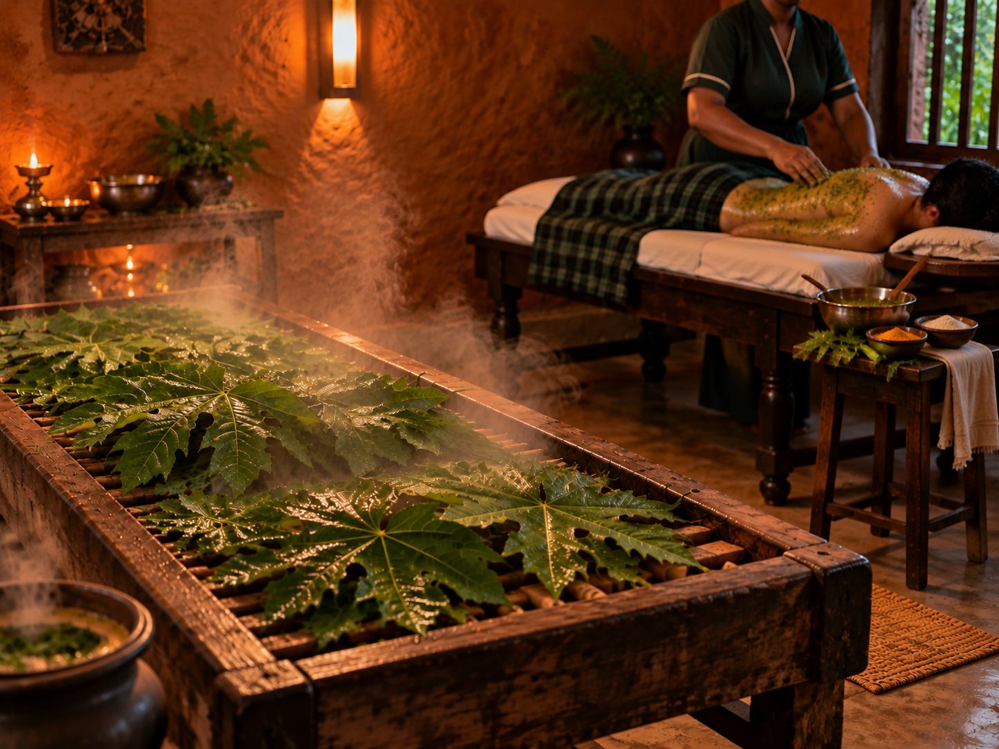 Full Body Massage + Steam